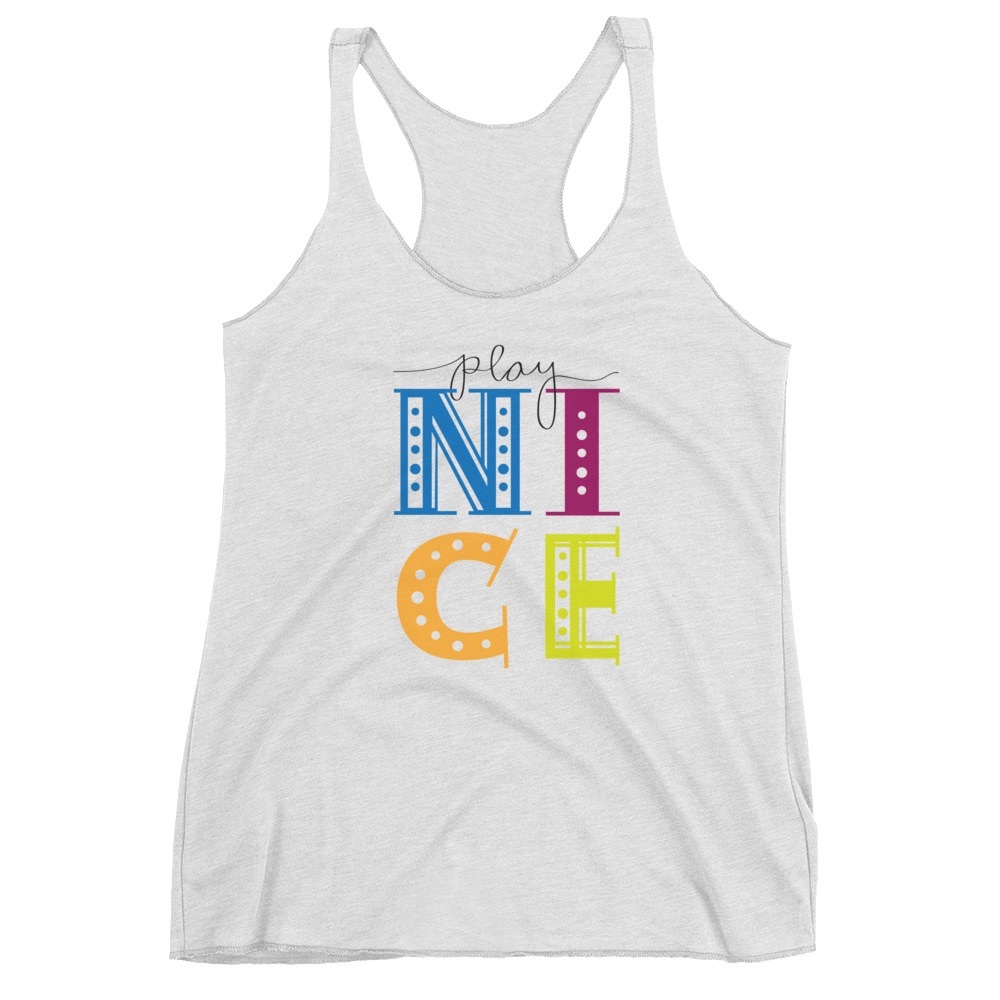 Play Nice Graphic Tank / Victory Chick® / Size L